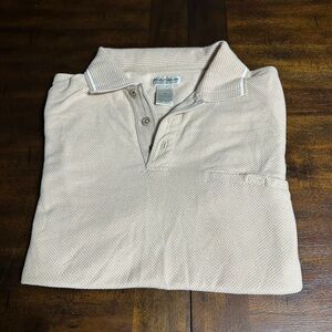 Norm Thompson Light Tan Polo Shirt